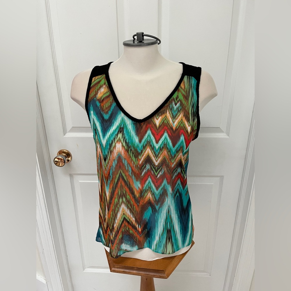 BCX Multicolor sleeveless Women's Top size large